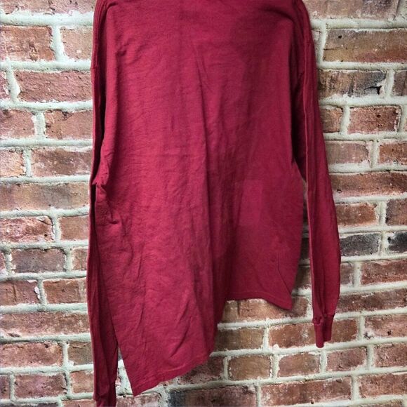 Dreamland BBQβLong Sleeve T-Shirt Large Red Hanes Beefy Restaurant Crew Neck - Picture 3 of 6